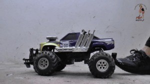 Big Rc Car Under Christins Sneakers Floorview