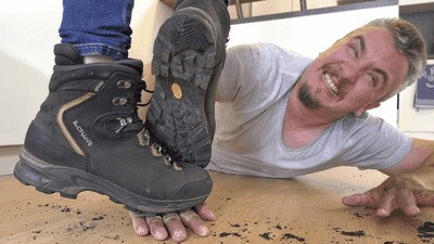 Dirty Hiking Boots Ruin The Slave’s Hands