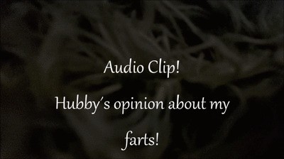Audio Clip Hubbys Opinion About My Farts