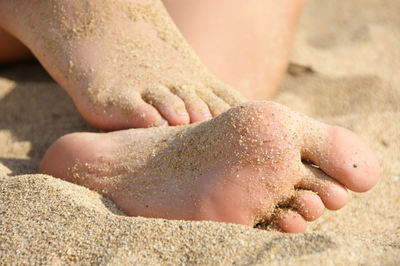 Feet In Sand